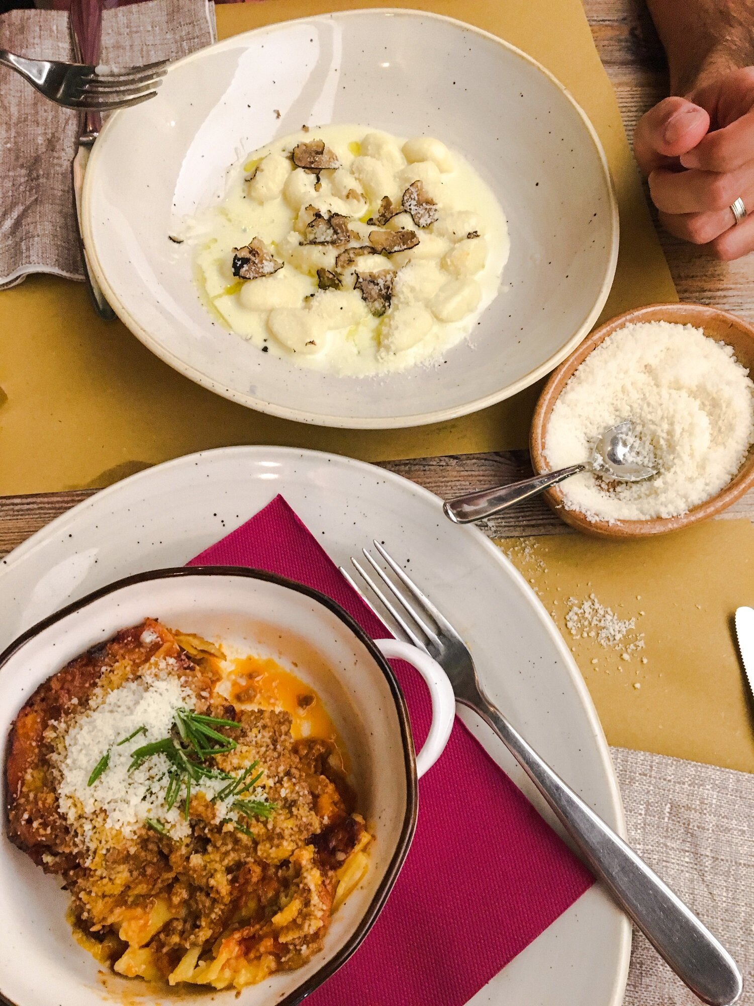 Meal at Corte dei Pazzi restaurant | Blooming Magnolias Blog | Travel, Florence, Italy