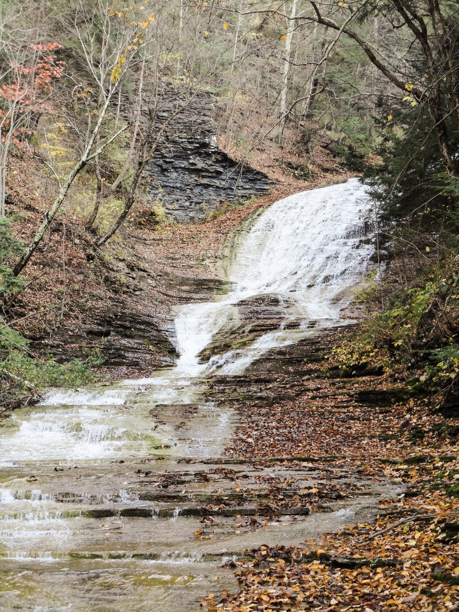  Buttermilk Falls State Park, Upstate New York fall travel ideas | Blooming Magnolias Blog | Travel, state parks 