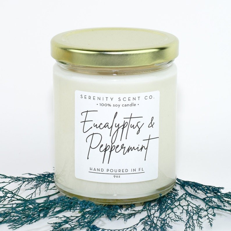 Eucalyptus &amp; Peppermint Candle