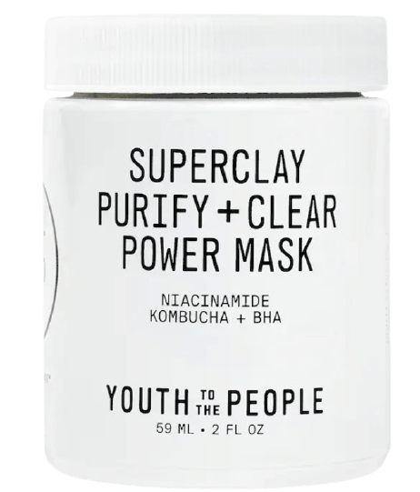 Youth To The People Superclay Purify + Clear Power Mask with Niacinamide