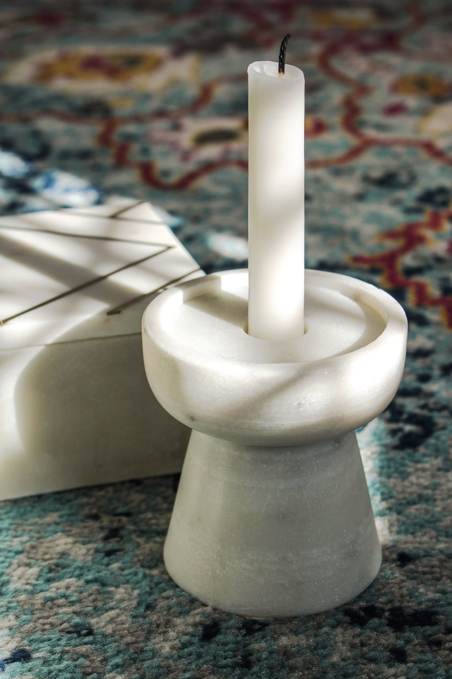 Marble candle holder 