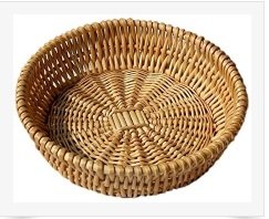 Wicker Bread Basket Wicker Fruit Baskets Natural Wicker Bowl Willow Woven Bread Basket Bread 
