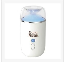 GuruNanda Modern Essential Oil Diffuser, White - 6 Hours of Aromatherapy
