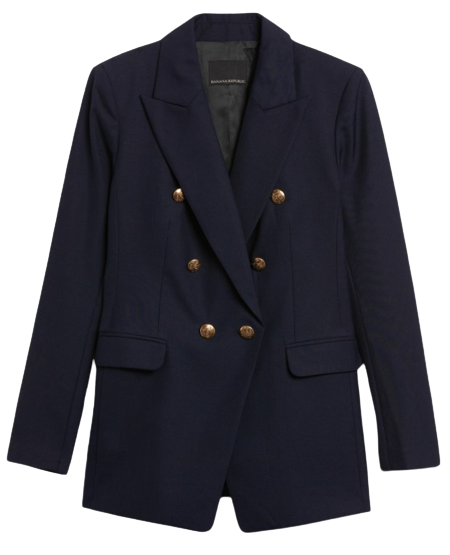 CAPTAIN'S BLAZER in navy