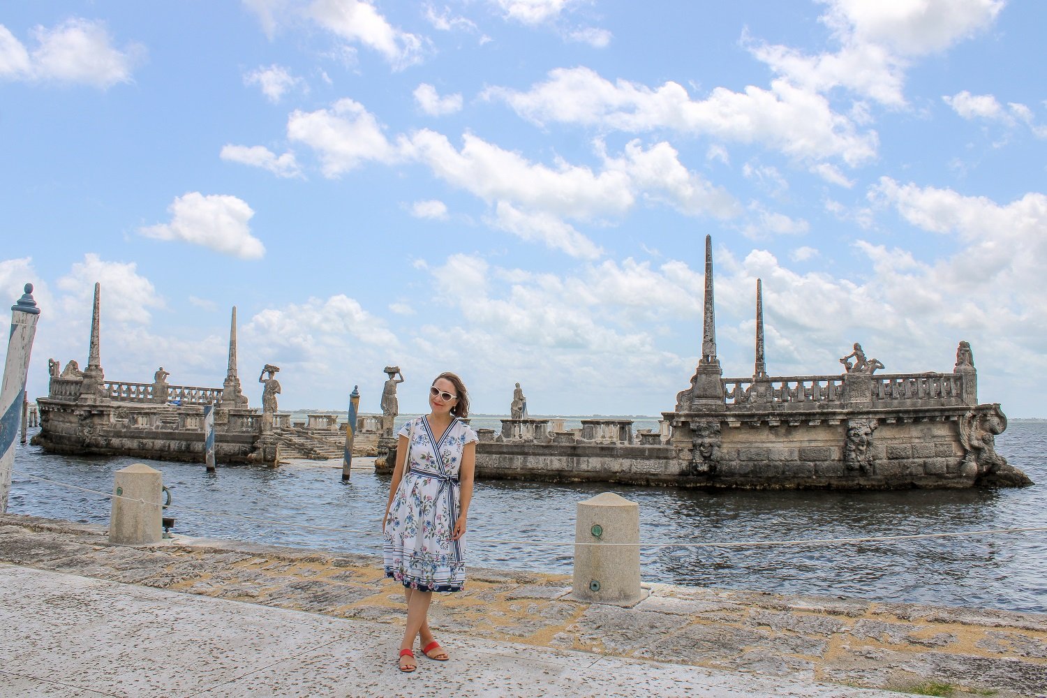 At the Visiting Vizcaya Museum and Gardens in Miami | Blooming Magnolias Blog | Travel, Florida Travel, European architecture