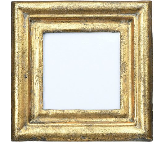 antique gold square picture frame