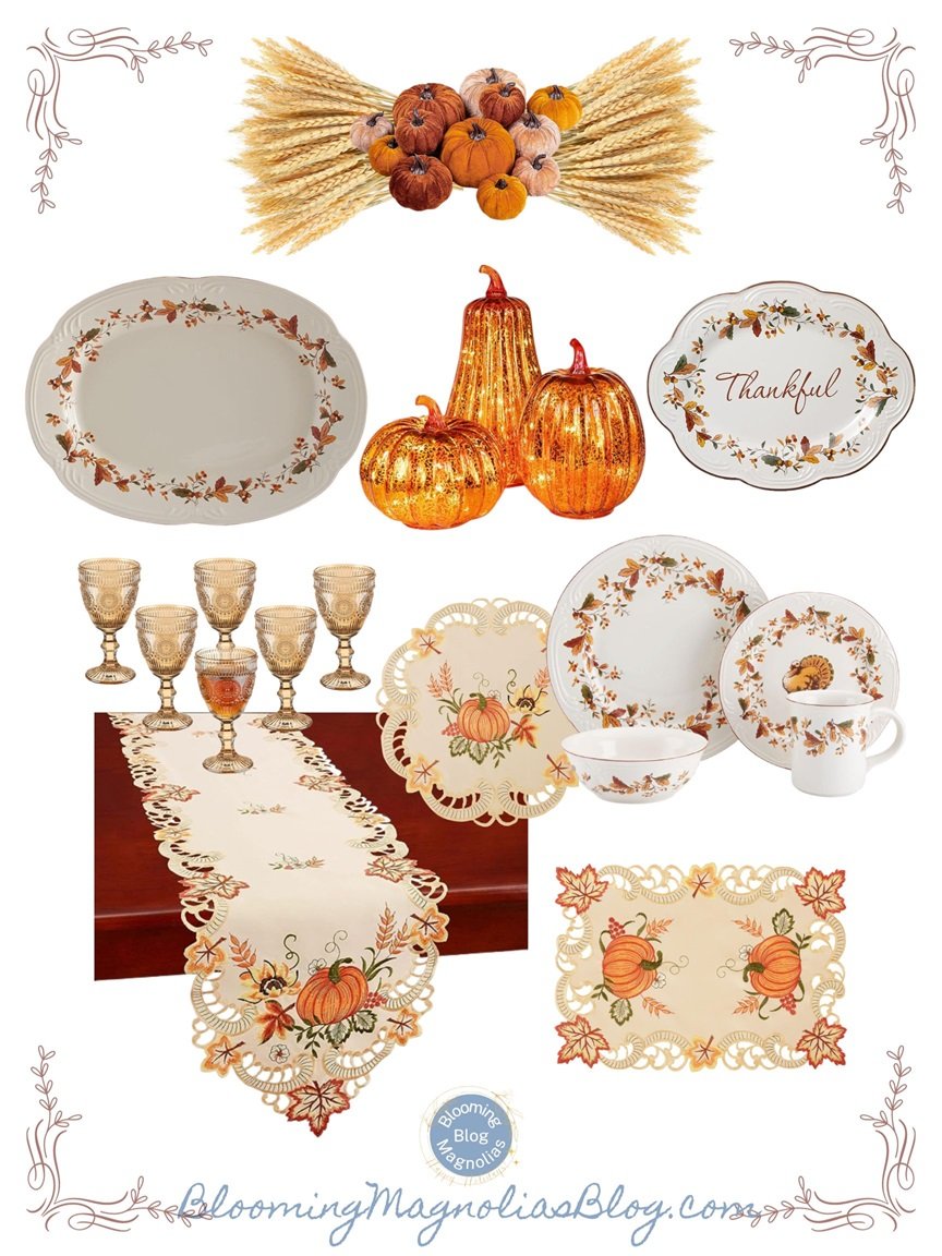 Thanksgiving and Christmas table setting ideas | Blooming Magnolias Blog | Lifestyle, holidays