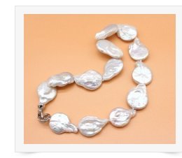 Handmade Freshwater Coin Pearl necklace