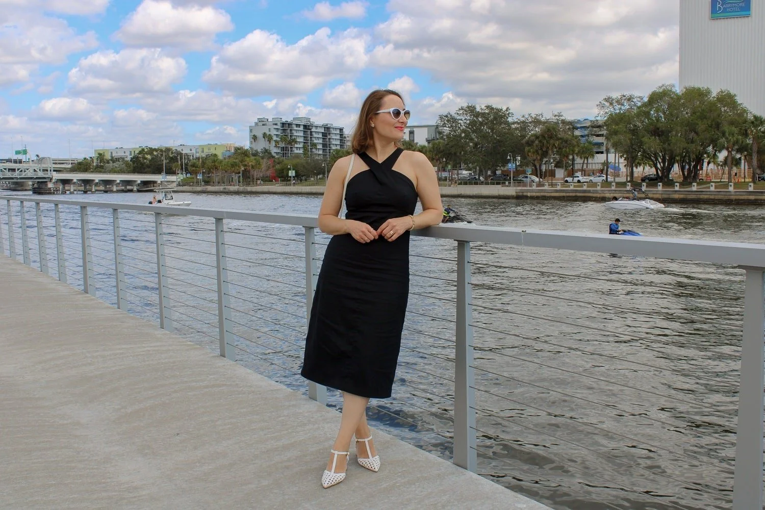 sachin and babi light blue dress My Go-To Florida Business Casual Outfit for Women main image 1