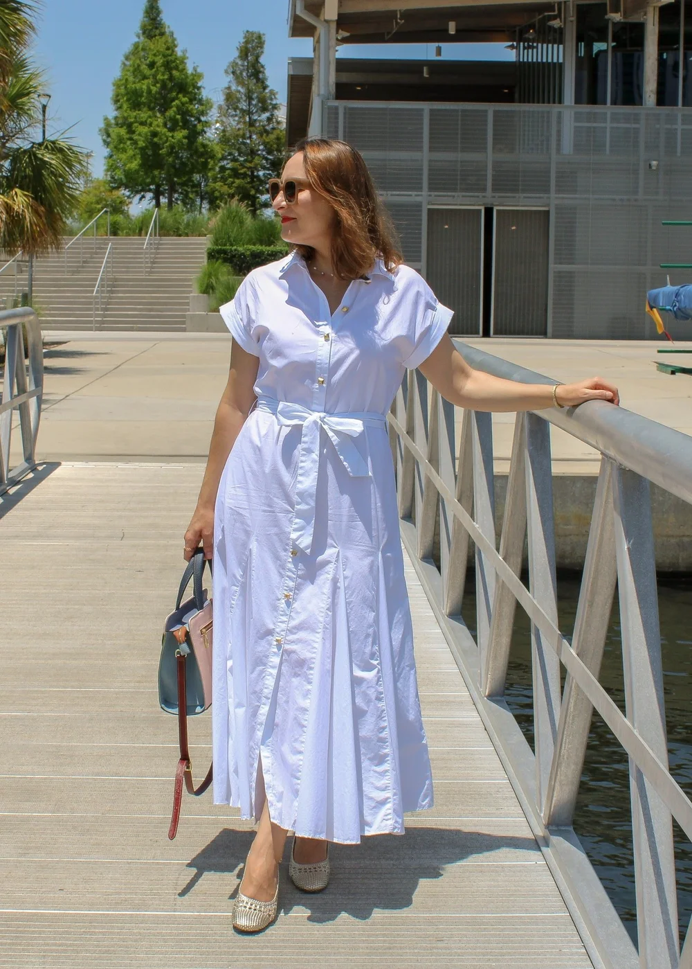 A classic yet fun shirt dress Blooming Magnolias Blog A classic yet fun shirt dress Blooming Magnolias Blog