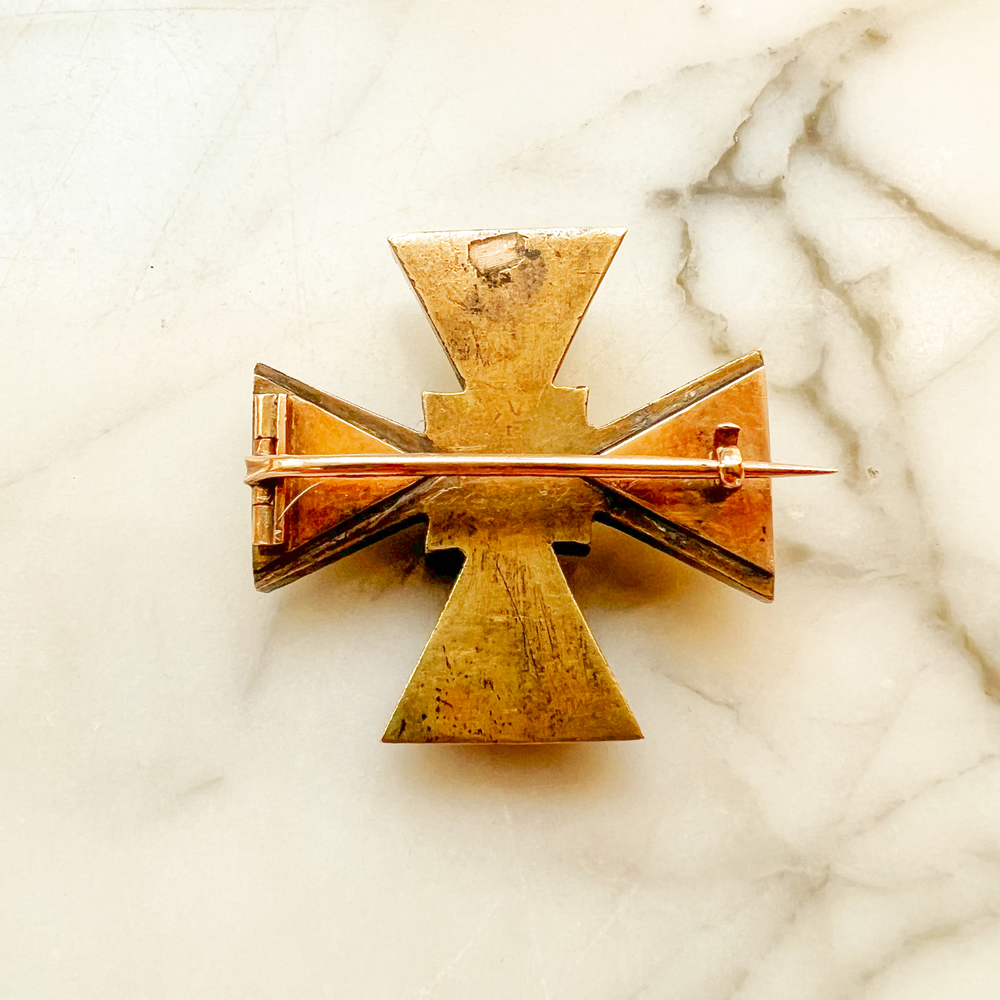 18k Gold Maltese Cross Cruciform — Monk Estate