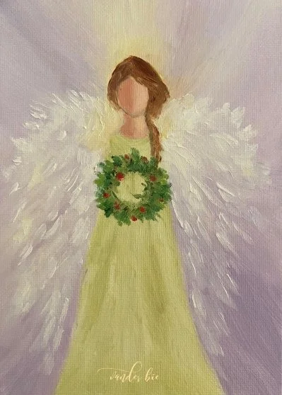Christmas Angel | 4x6" | $75 | SOLD
