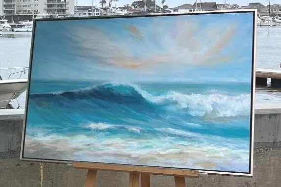 Crystal Cove, "Peace" - 30x40" - $1400