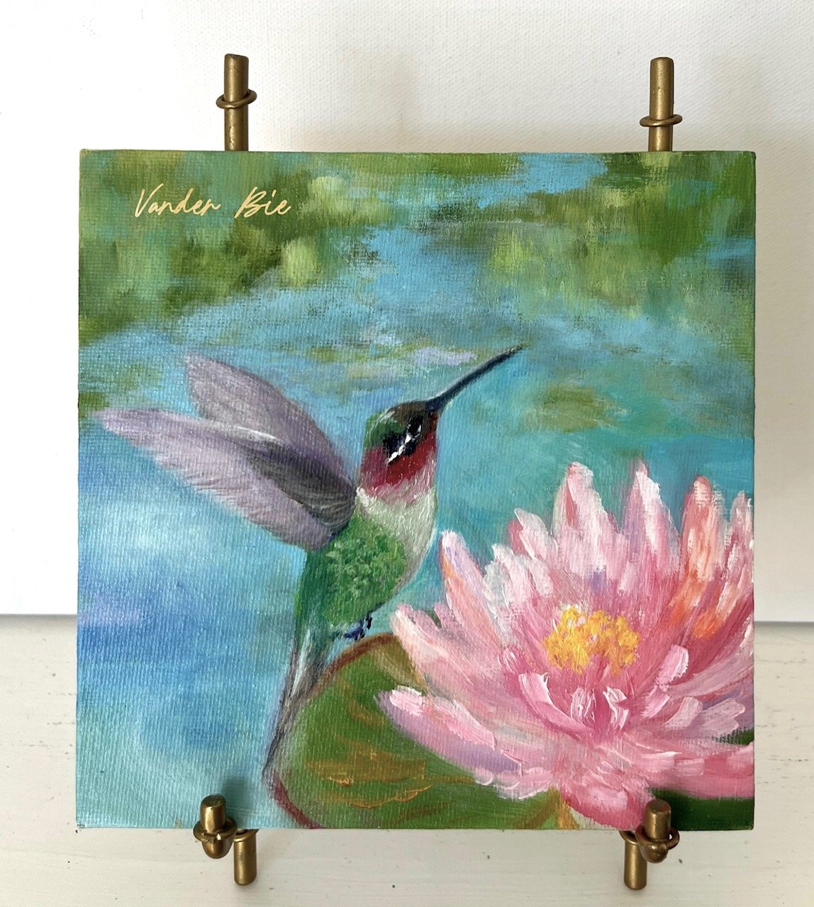 Heavenly Hummer - 6x6" - $185 - Sold