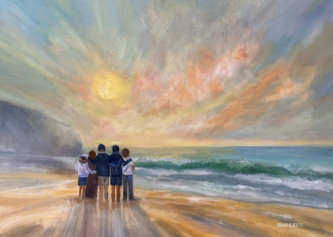 Hopeful Sunrise - 18x24" - $500