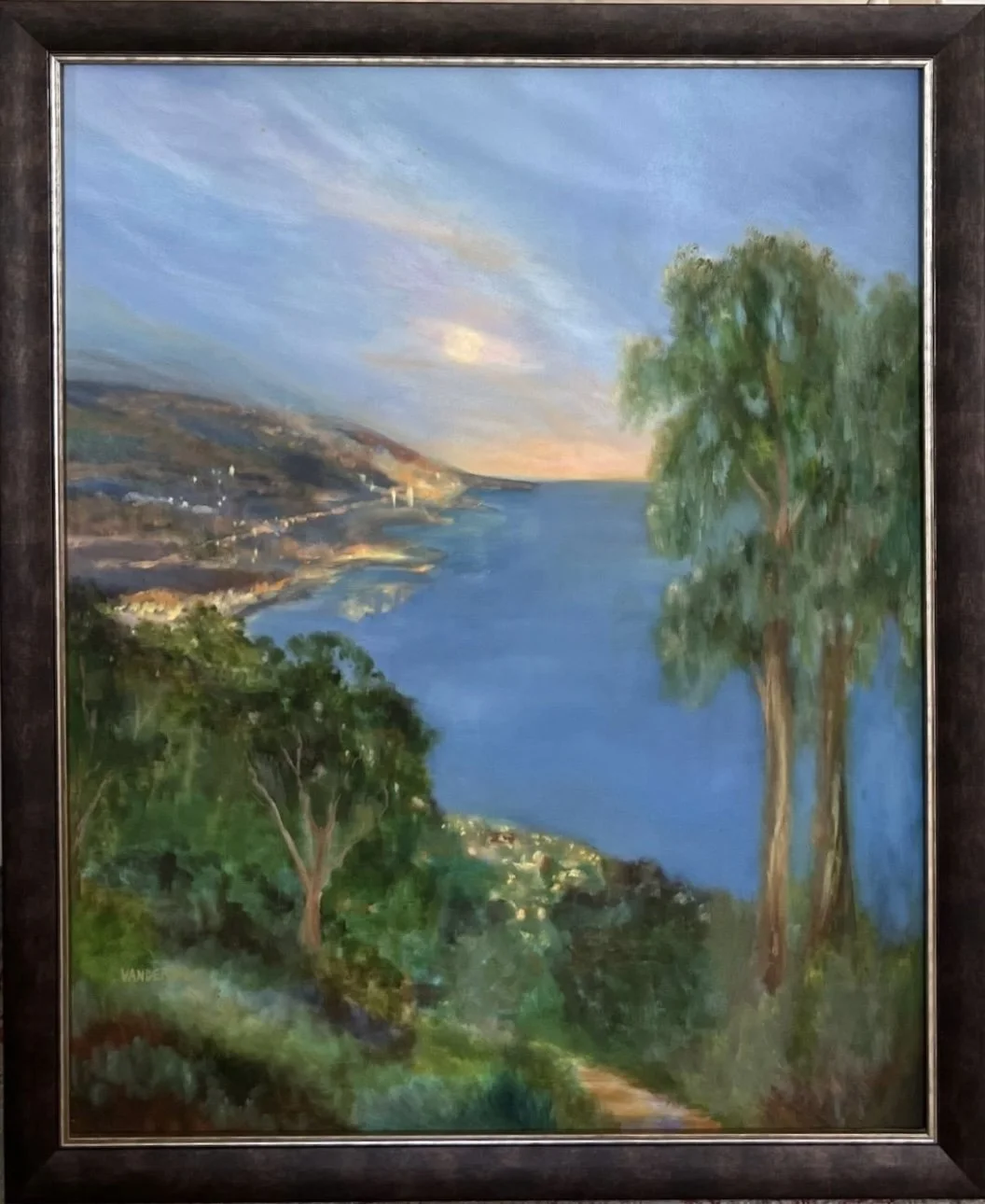 Laguna| Nocturne | Bronze Frame | 24x30"