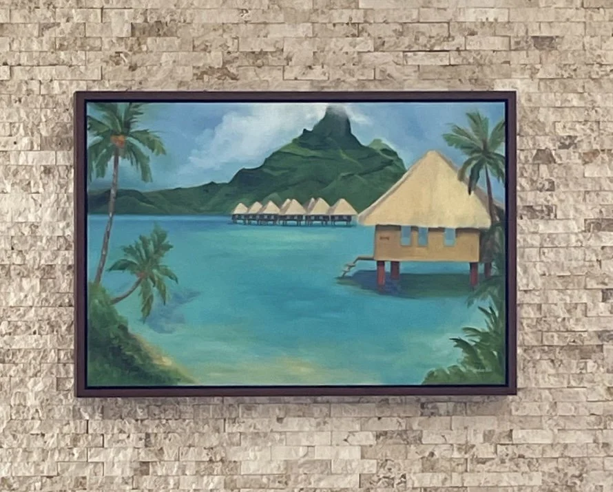 Bora Bora | 36 x 24" | $950 | Sold (not including framing)