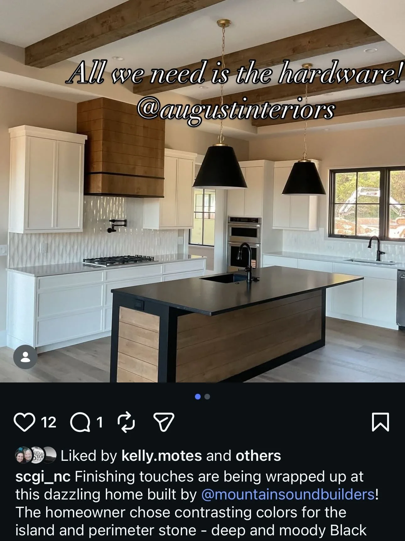 Love the look of this kitchen we just about finished..especially that Sonoma tile..thanks to @scgi_nc for sharing pics.  I'm hard pressed to not use Sonoma tile in every project somewhere! Homeowner fell in love with the counters from the get go (pic