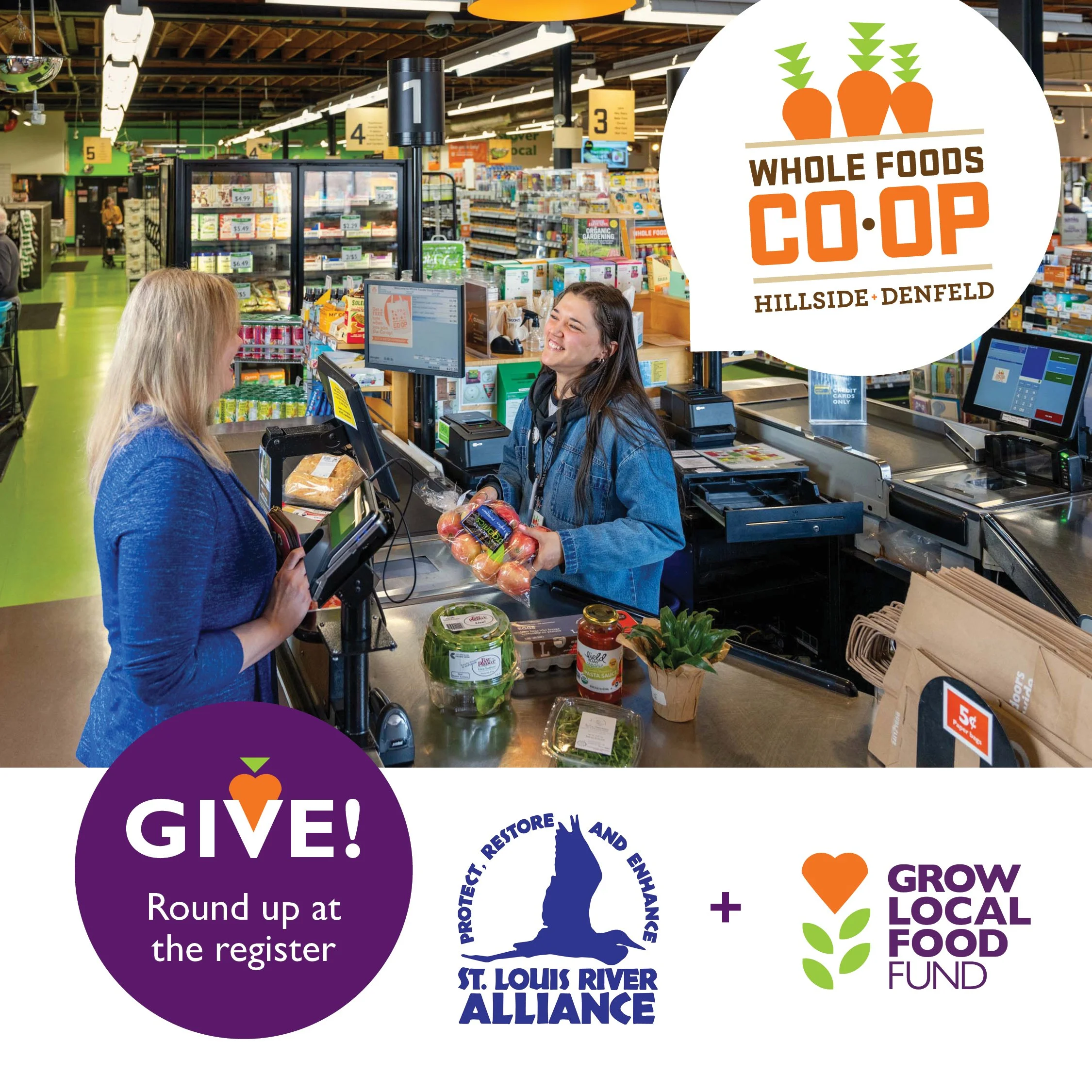GIVE! Round Up Recipient @ Whole Foods