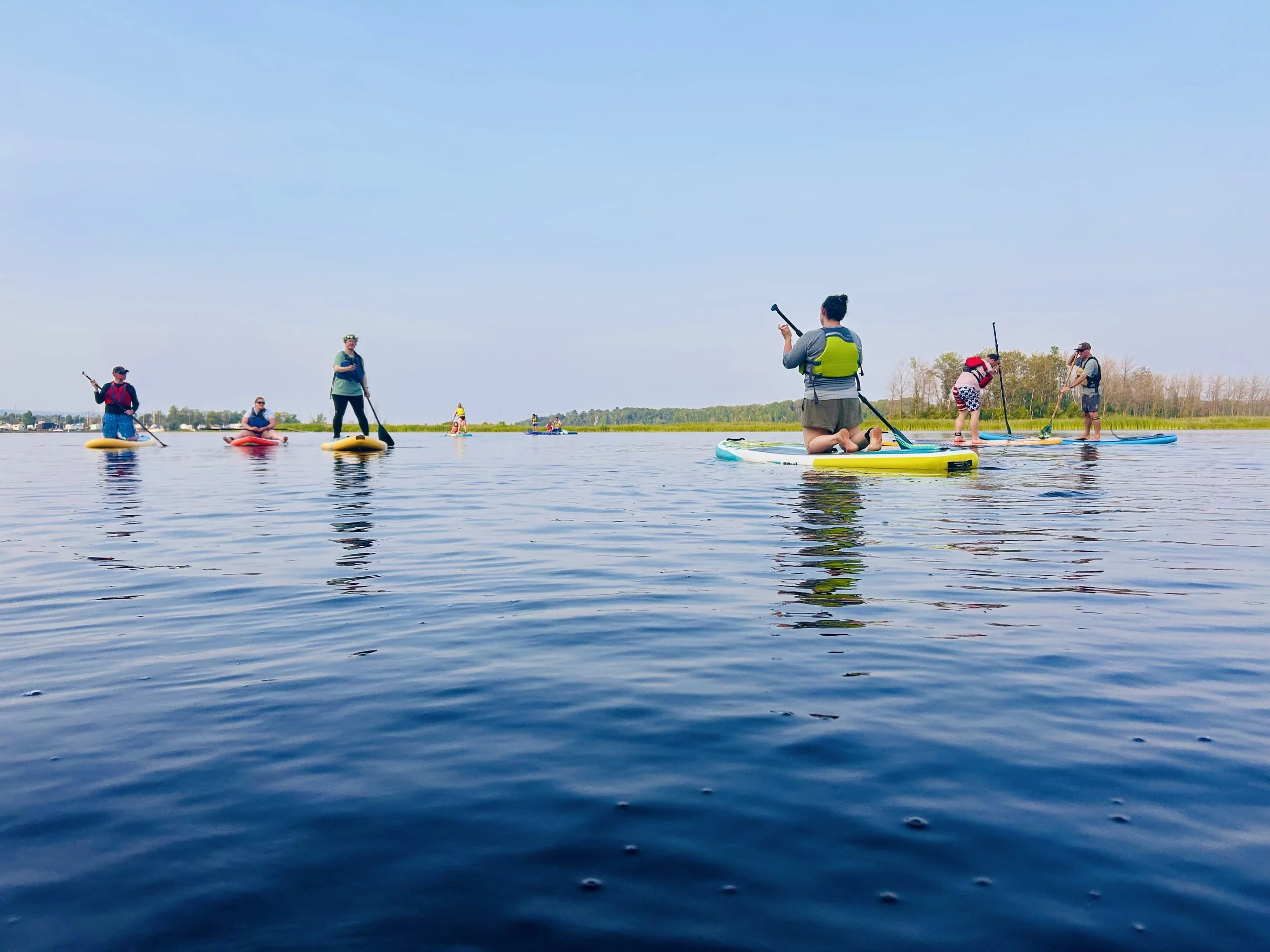 Physics of the Paddle Blade: An Intro to SUP along the St. Louis River Estuary National Water Trail (SLRE) with North Shore SUP