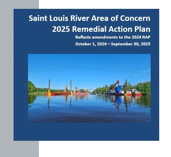 COMMENT PERIOD OPEN!
Share your input on the St. Louis River Area of Concern's (SLRAOC) draft 2025 Remedial Action Plan. This annual input opportunity is now open from April 13-26, 2026 and is a great opportunity to learn about the progress that has 