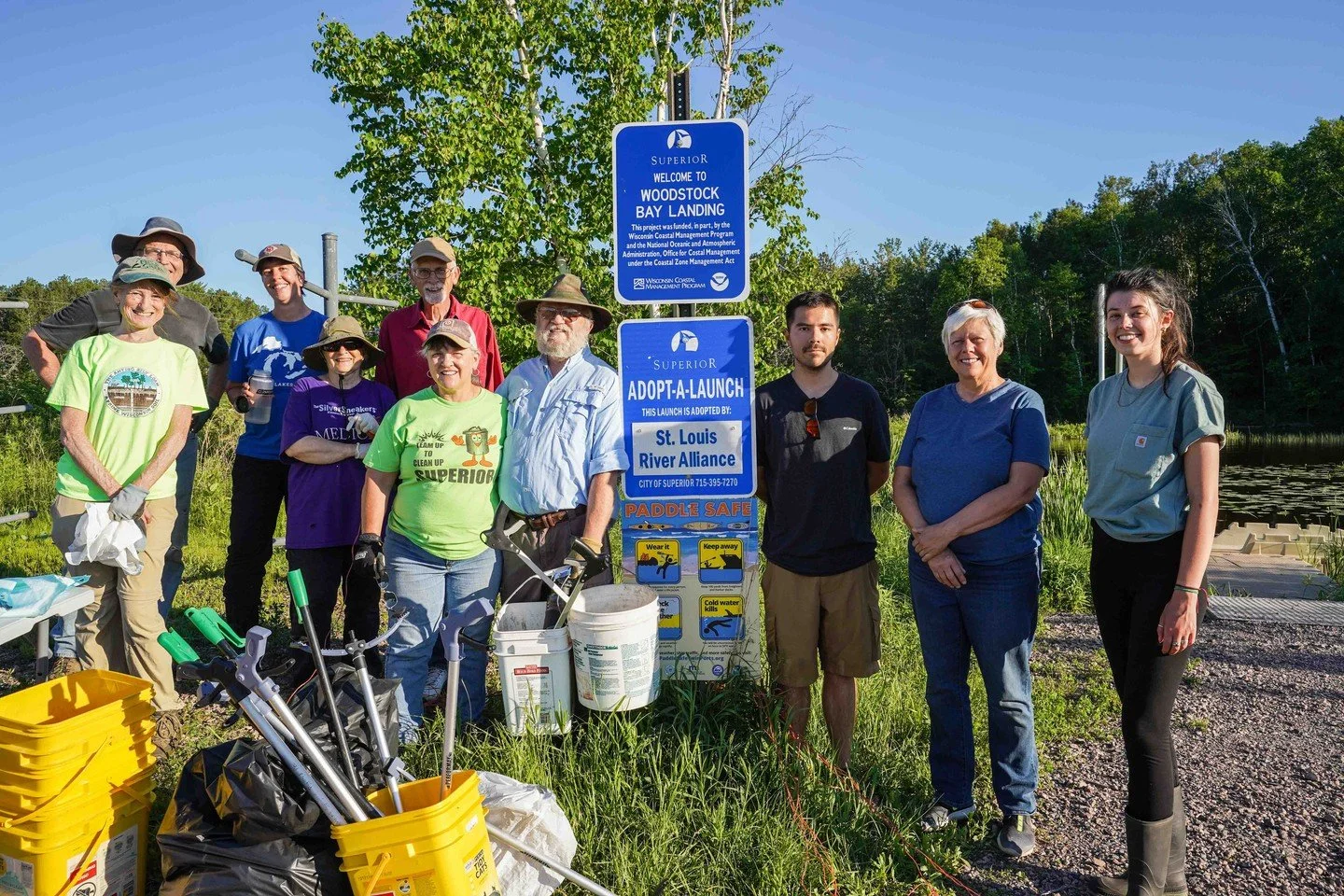🌎 Celebrate Earth Day with us!
Join the St. Louis River Alliance tomorrow, Wednesday, April 22 from 2:00&ndash;3:00 p.m. for a volunteer cleanup at Woodstock Bay Public Landing in Superior, WI.

We&rsquo;ll be working near the water to help keep our