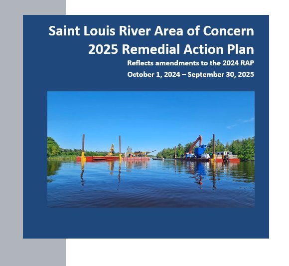 COMMENT PERIOD CLOSES TODAY!
Share your input on the St. Louis River Area of Concern's (SLRAOC) draft 2025 Remedial Action Plan. This annual input opportunity is open from April 13-26, 2026 and is a great opportunity to learn about the progress that 