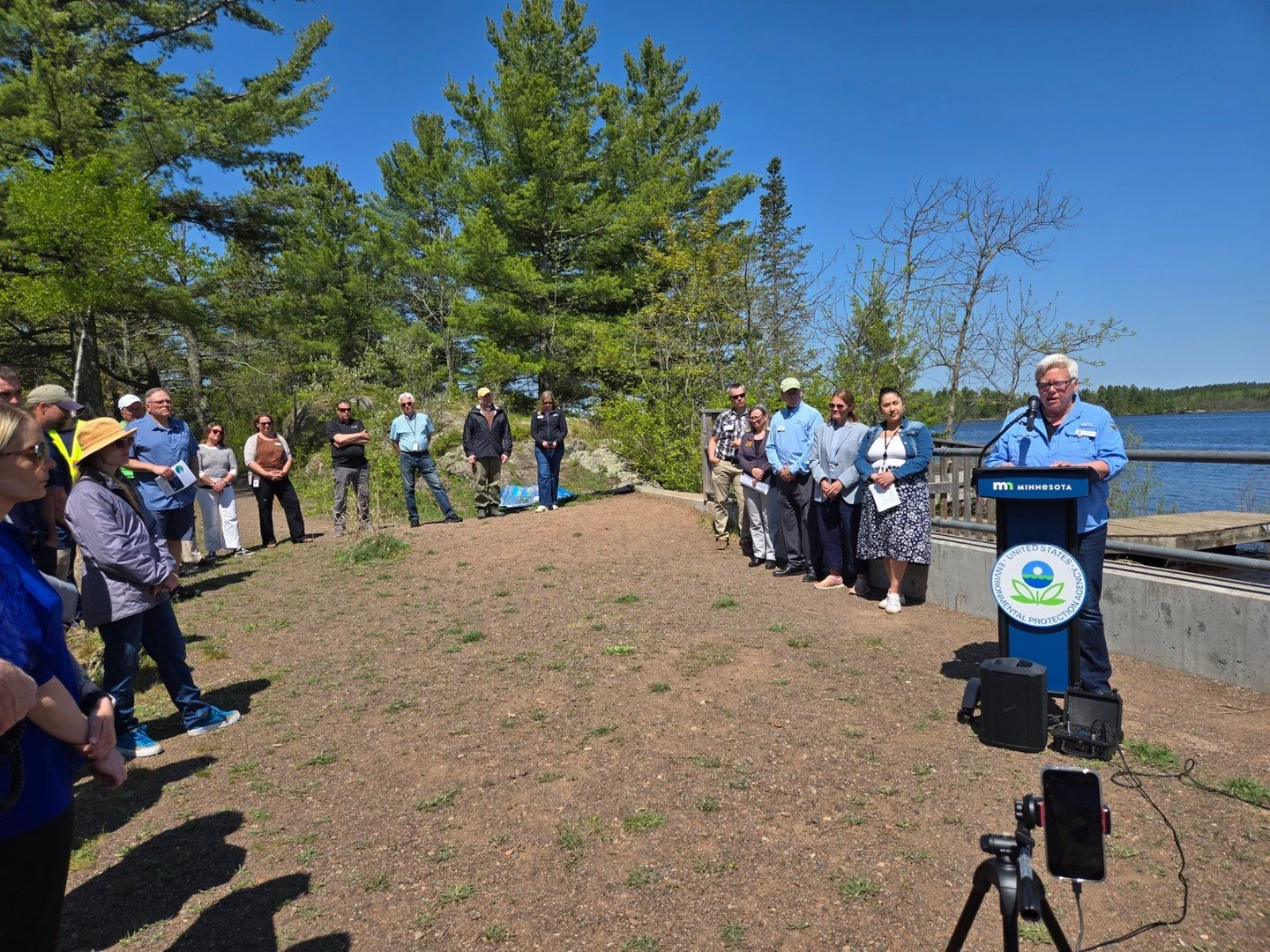 This week marked an important milestone for the St. Louis River Estuary as partners gathered at Thomson Reservoir to celebrate the completion of the eighth and final contaminated sediment remediation site on the Minnesota side of the St. Louis River 