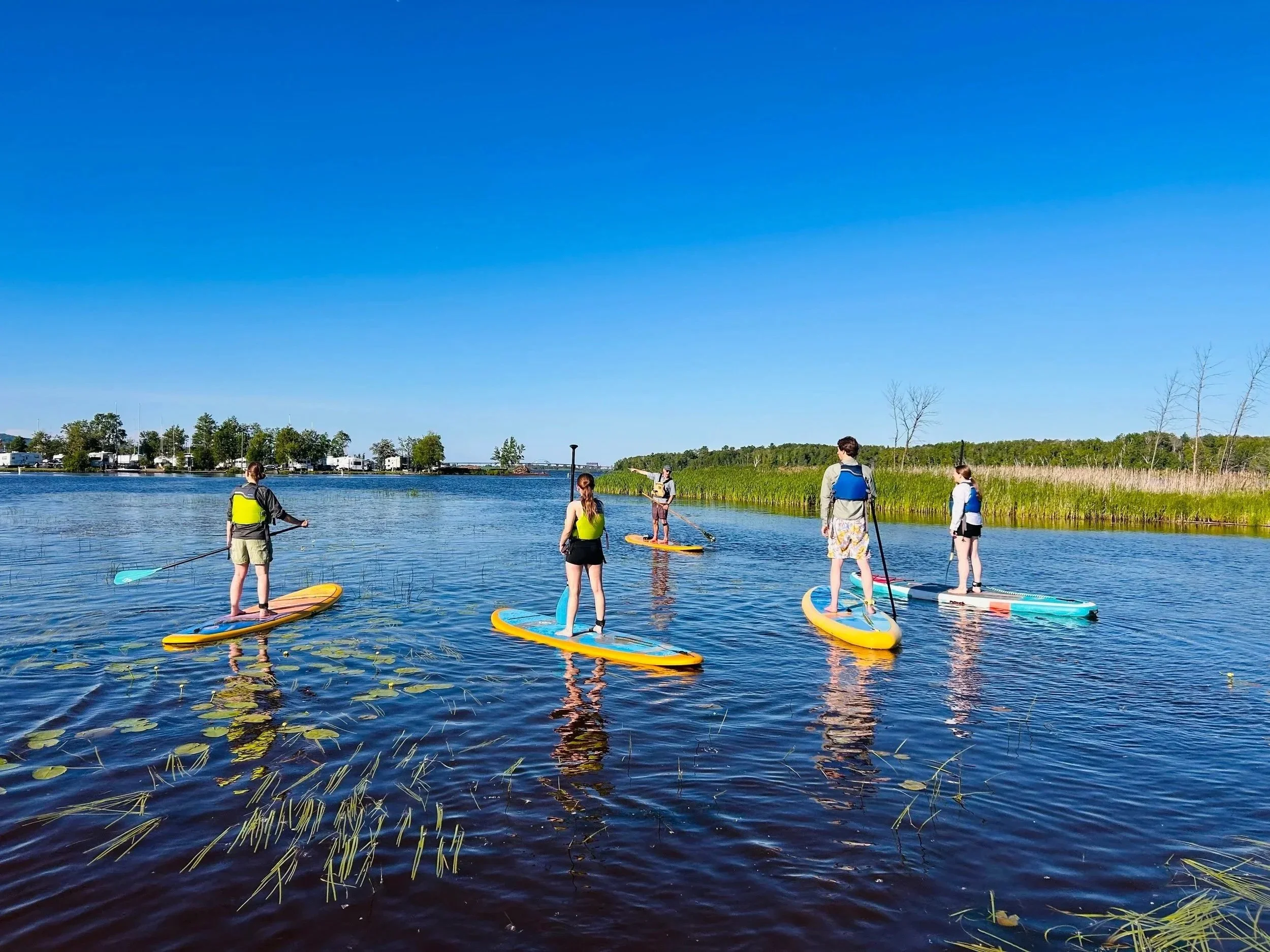 Physics of the Paddle Blade: An Intro to SUP on the St. Louis River Estuary National Water Trail (SLRE) Recap + Photos