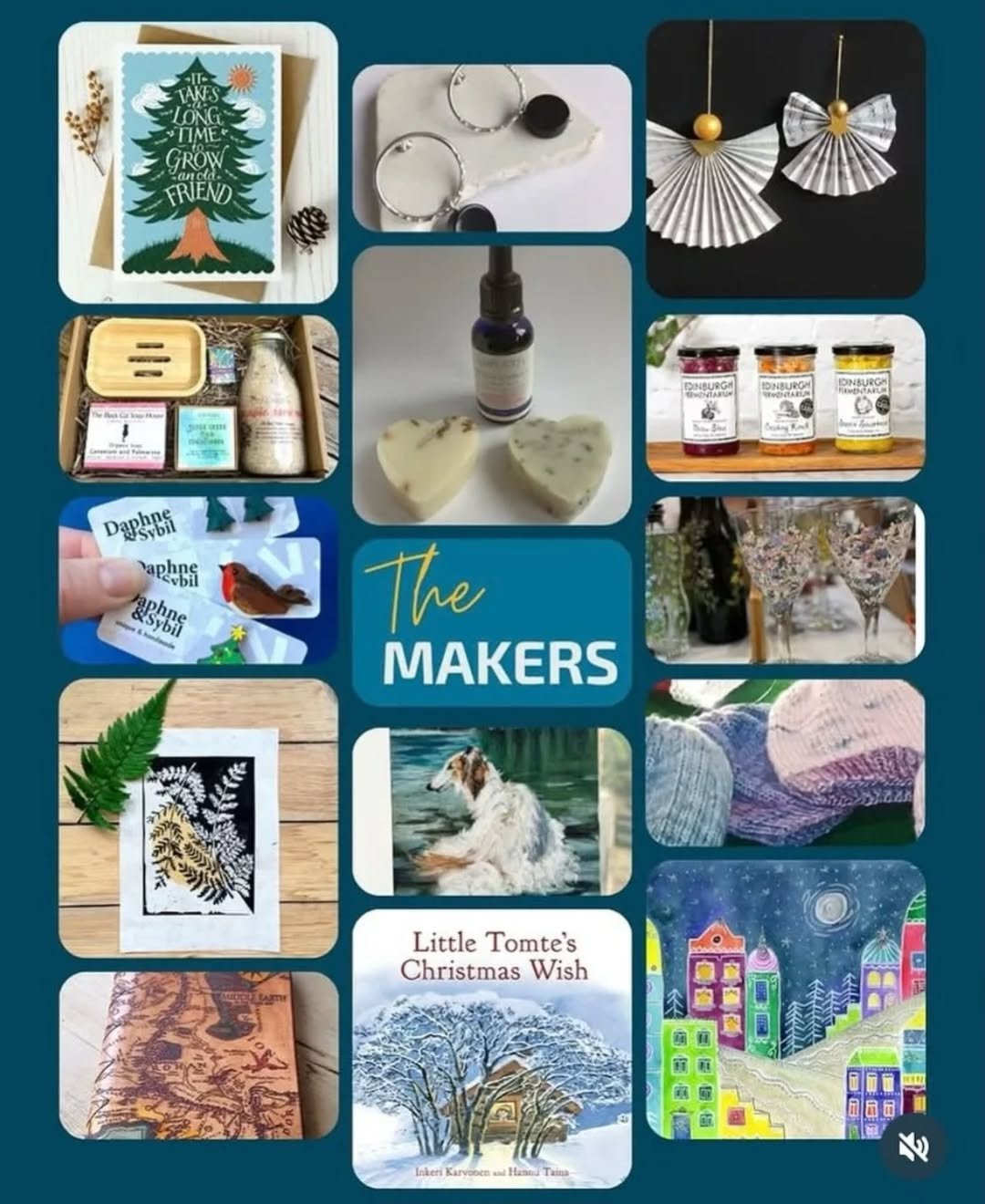 This Saturday, you will find me at the very festive @edinburghsteiner.school winter market. 

With stallholders, handmade gifts, workshops, puppet shows, storytelling, and much more, it's an event not to be missed. 

Open 11am till 4pm, spread the wo