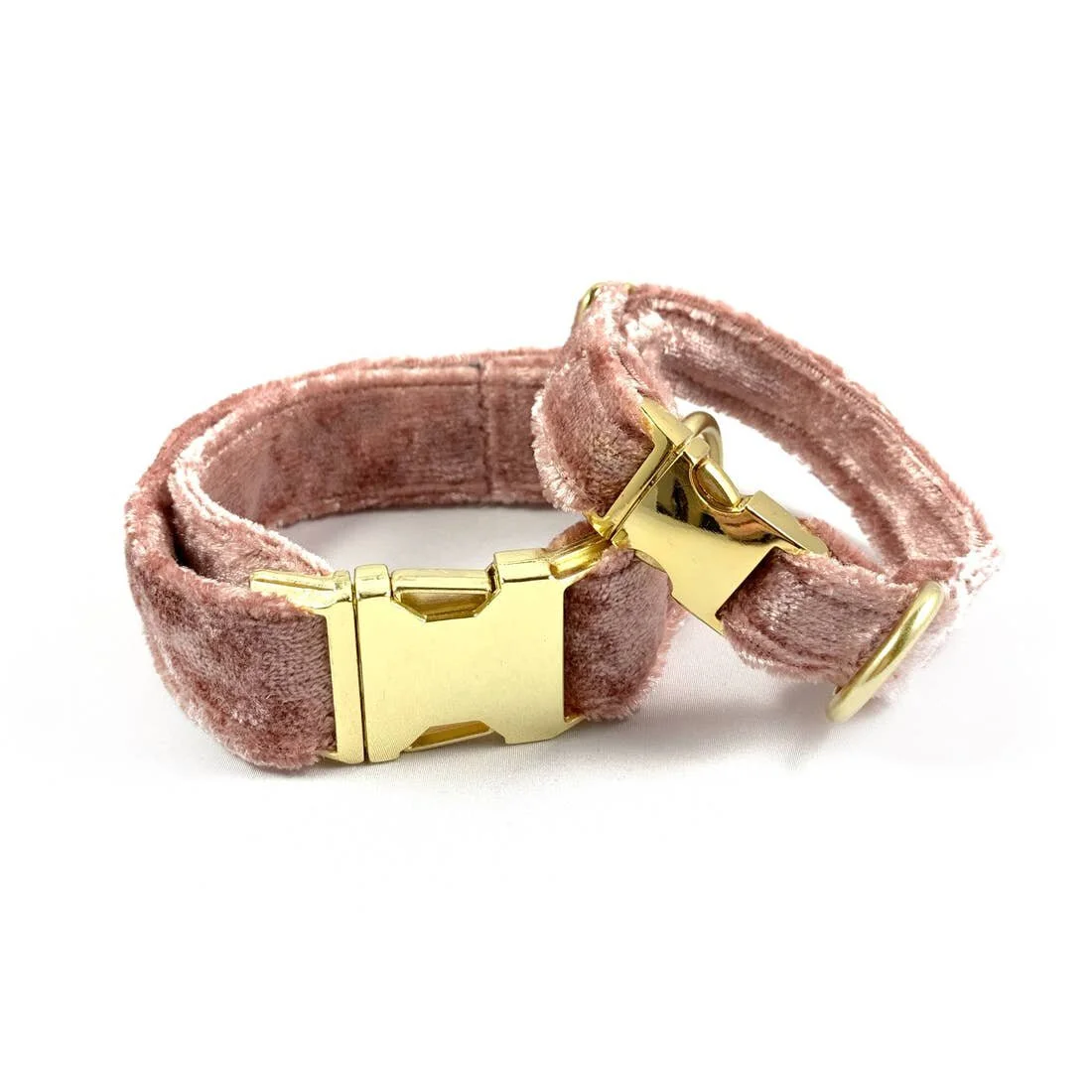 Rusty Rose Velvet Dog Collar