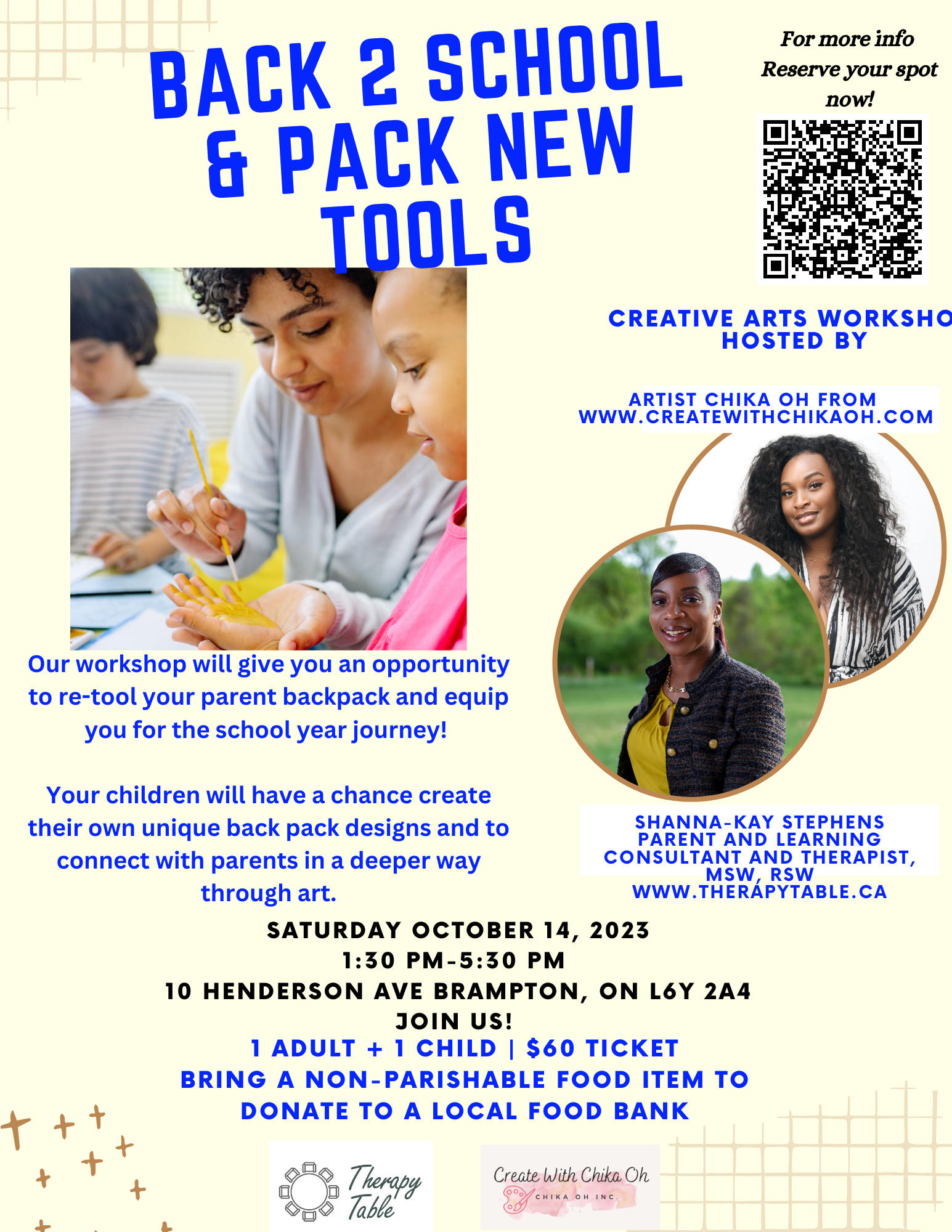 Creative Learning Workshop for Parents and Kids