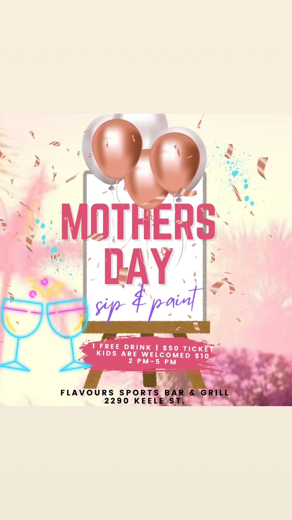 Mothers Day Sip and Paint
