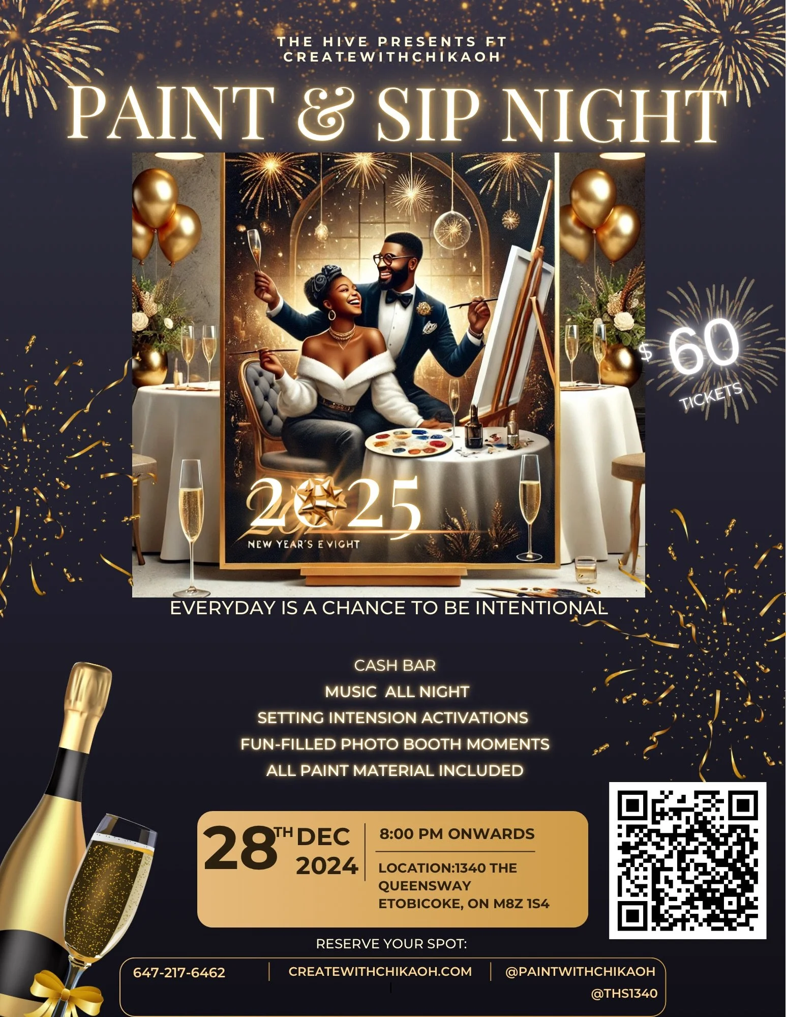 New Year’s Paint and Sip