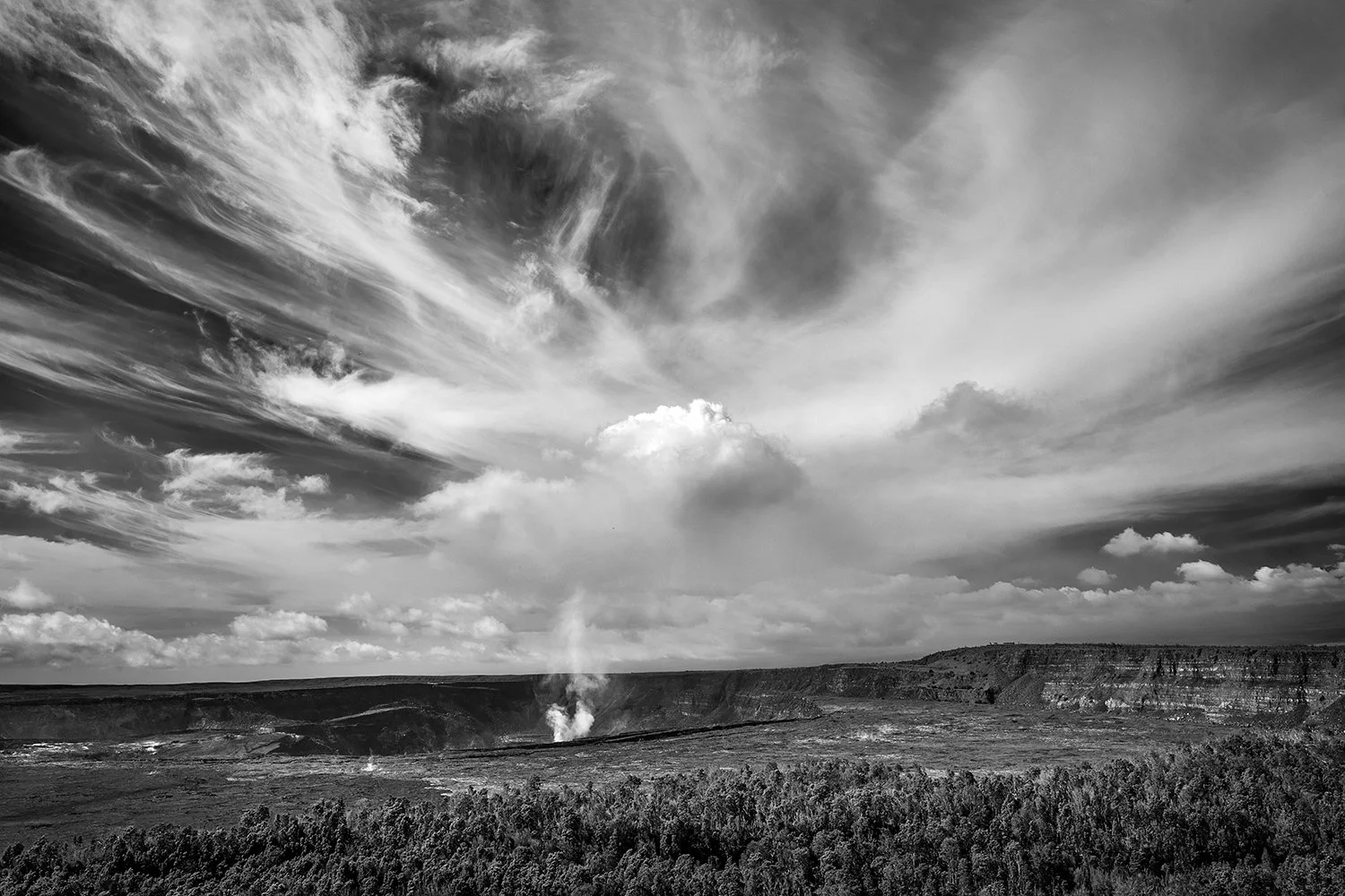 Volcanic landscapes on the Big Island of Hawaii