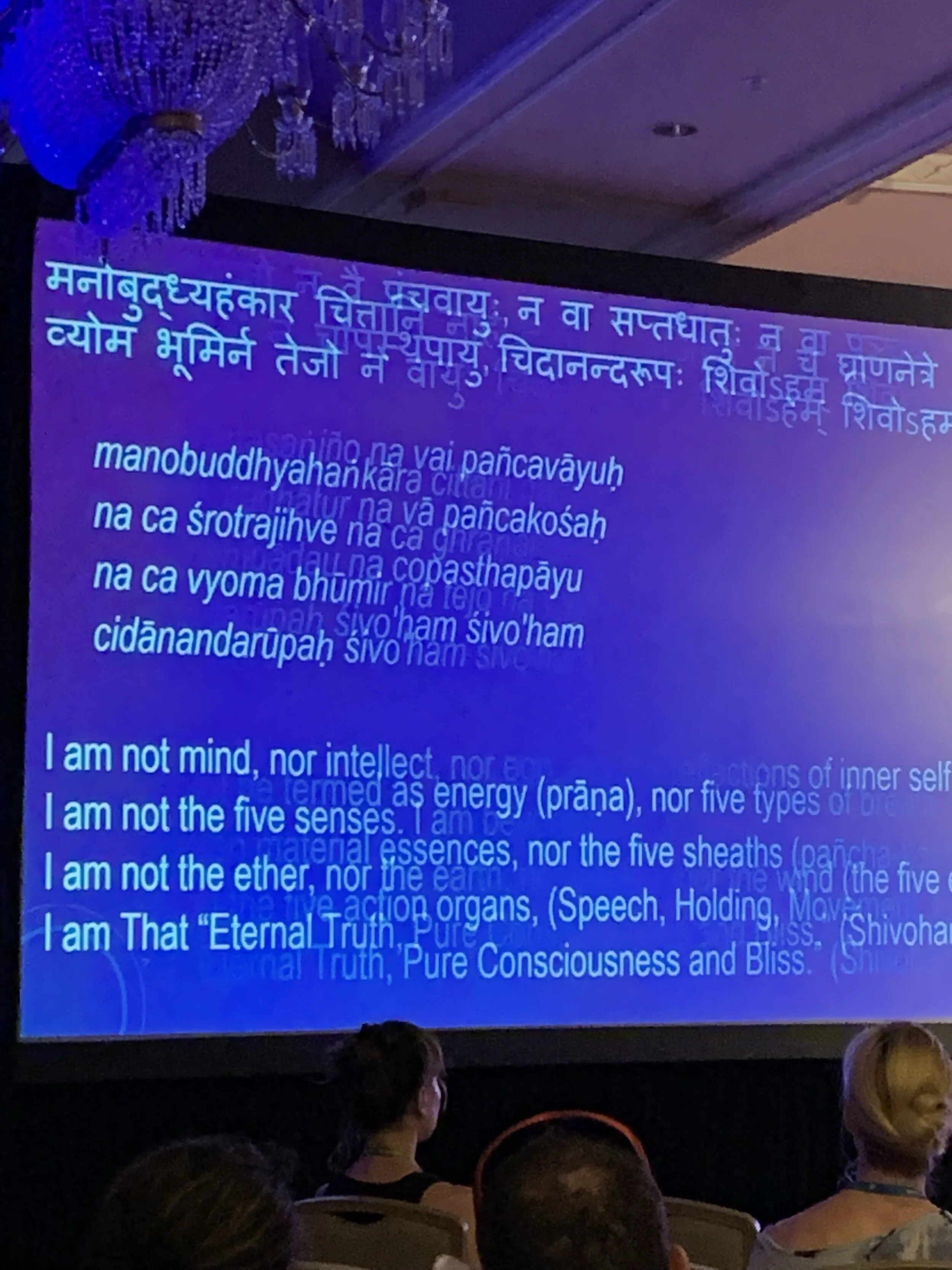 English and Sanskrit 