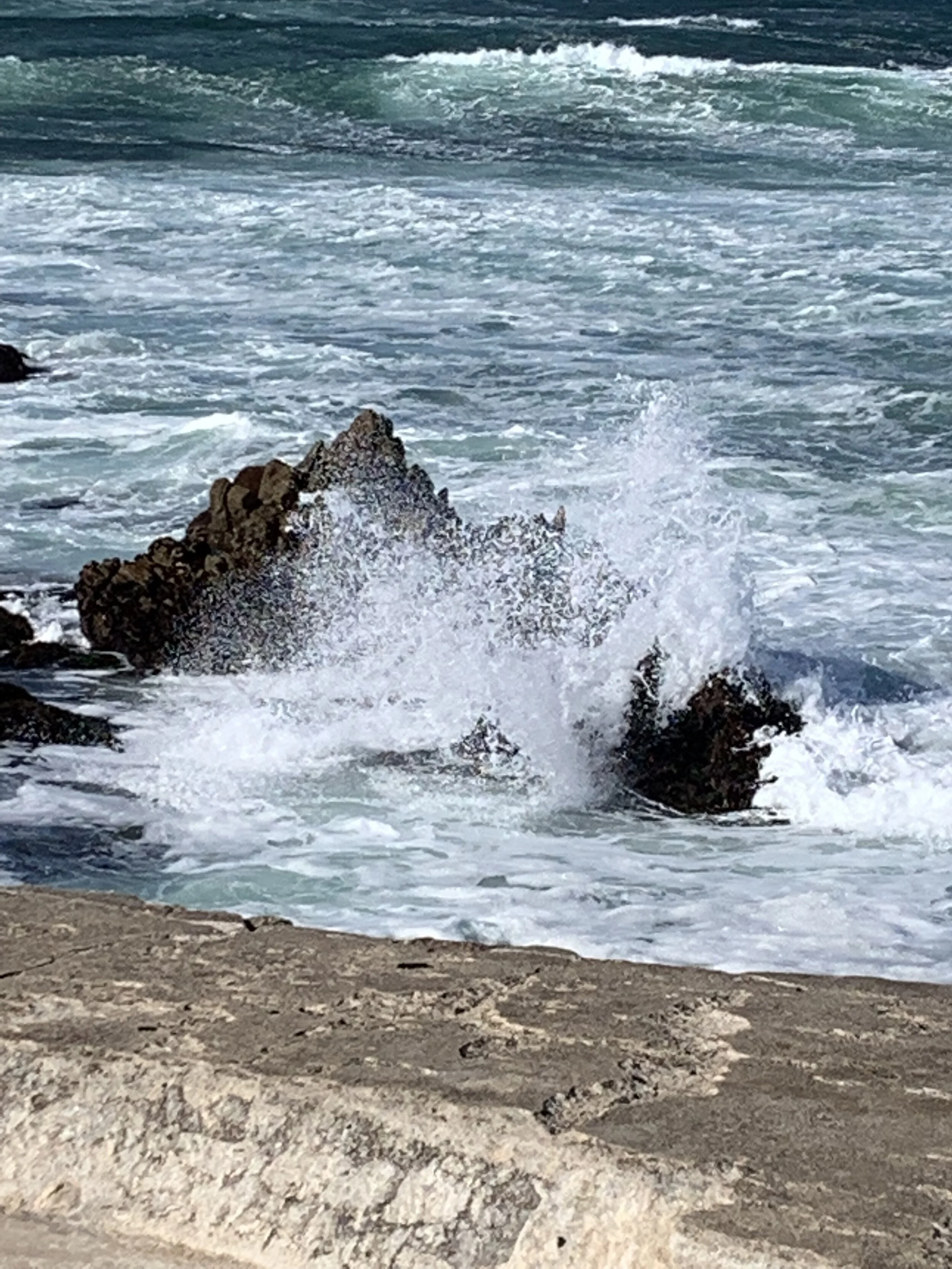 Northern California ocean waves