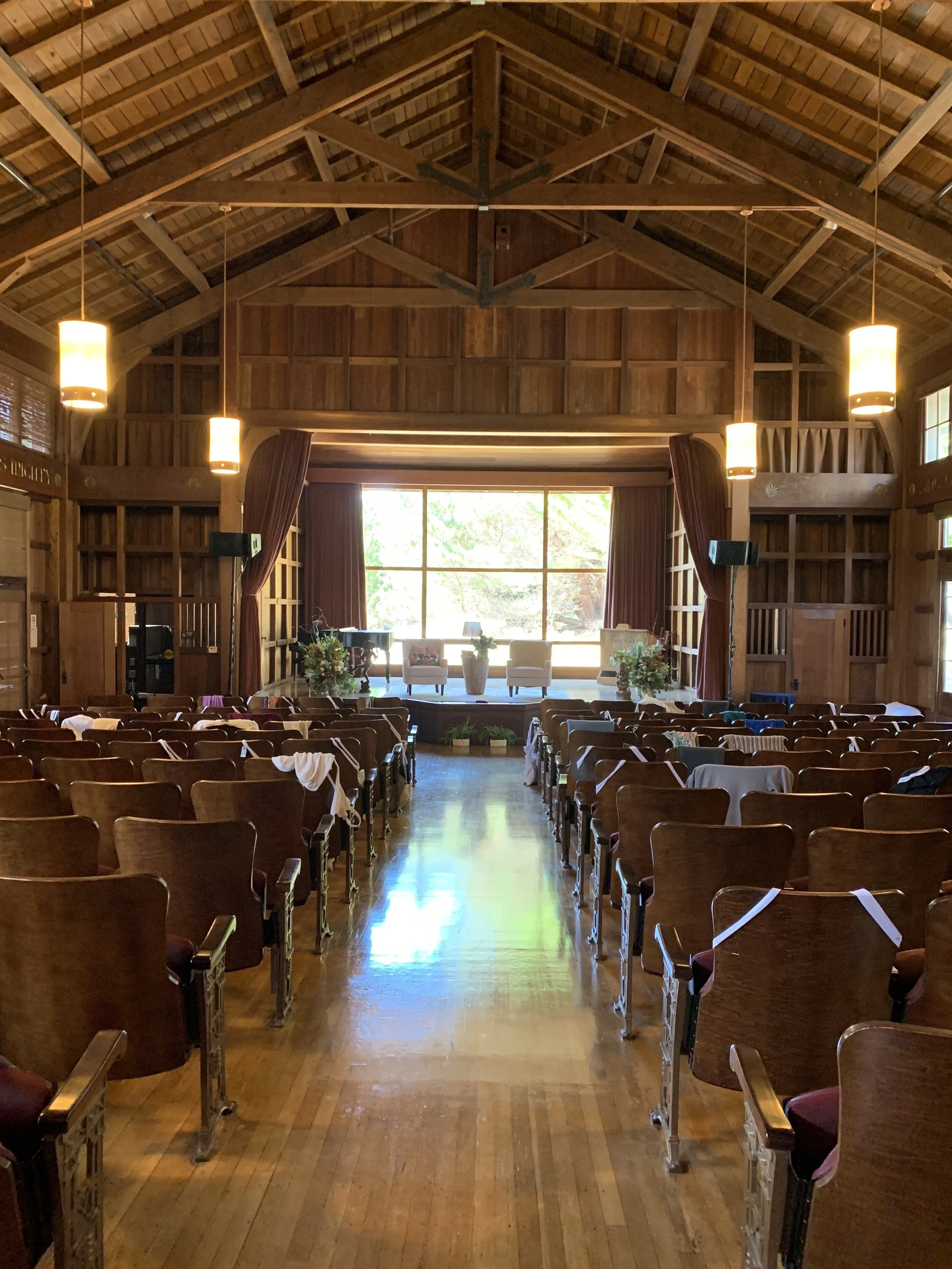 The beloved chapel at Asilomar