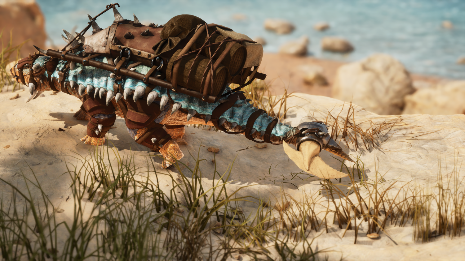 Tribal Ankylosaurus Forge-Back Saddle