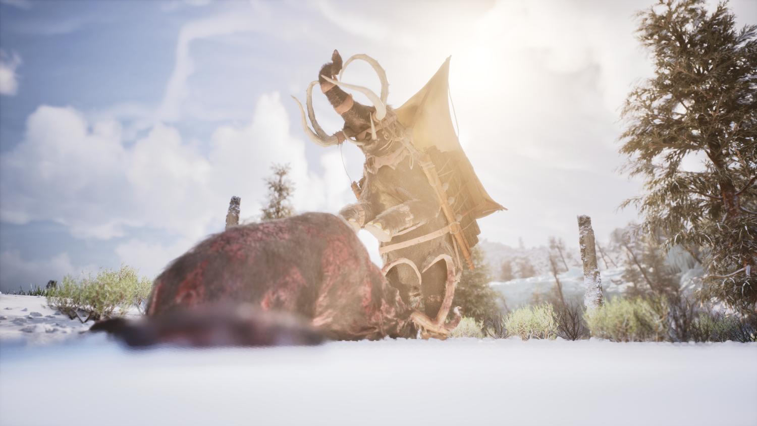 Tribal Mammoth Canopy Saddle