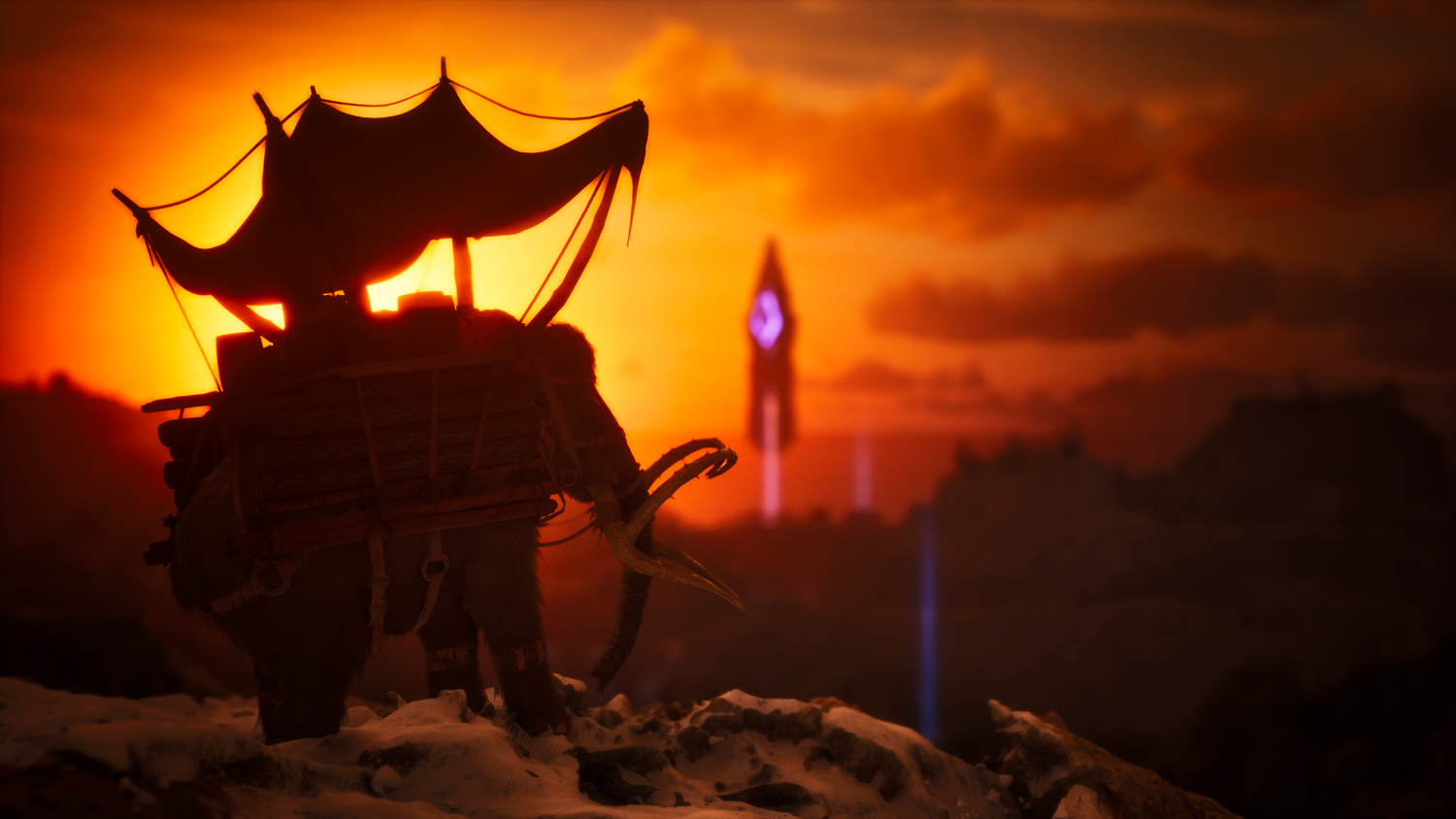Tribal Mammoth Canopy Saddle