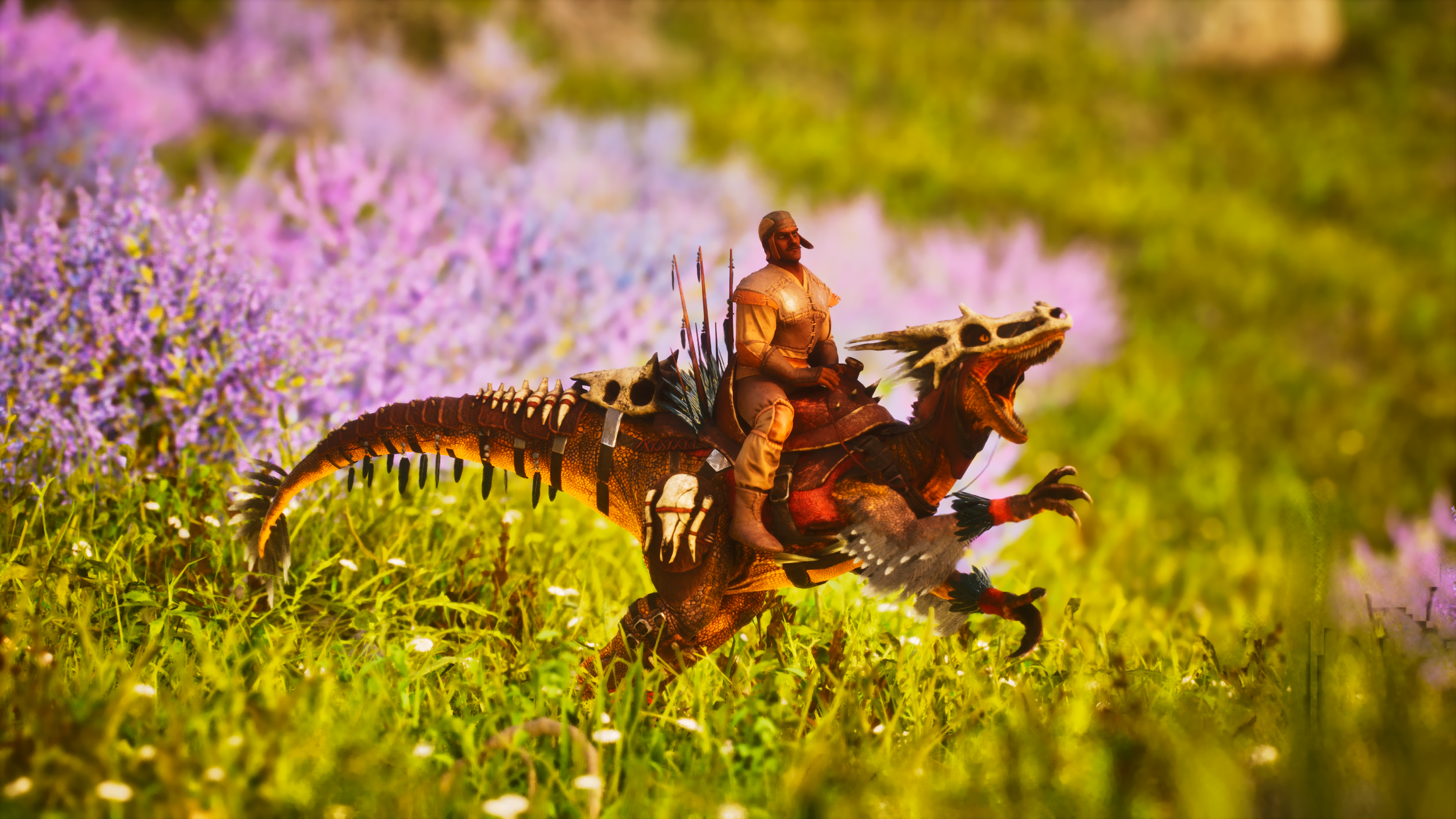 Tribal Head-Hunter Raptor Saddle