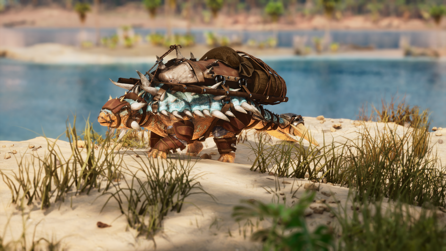 Tribal Ankylosaurus Forge-Back Saddle
