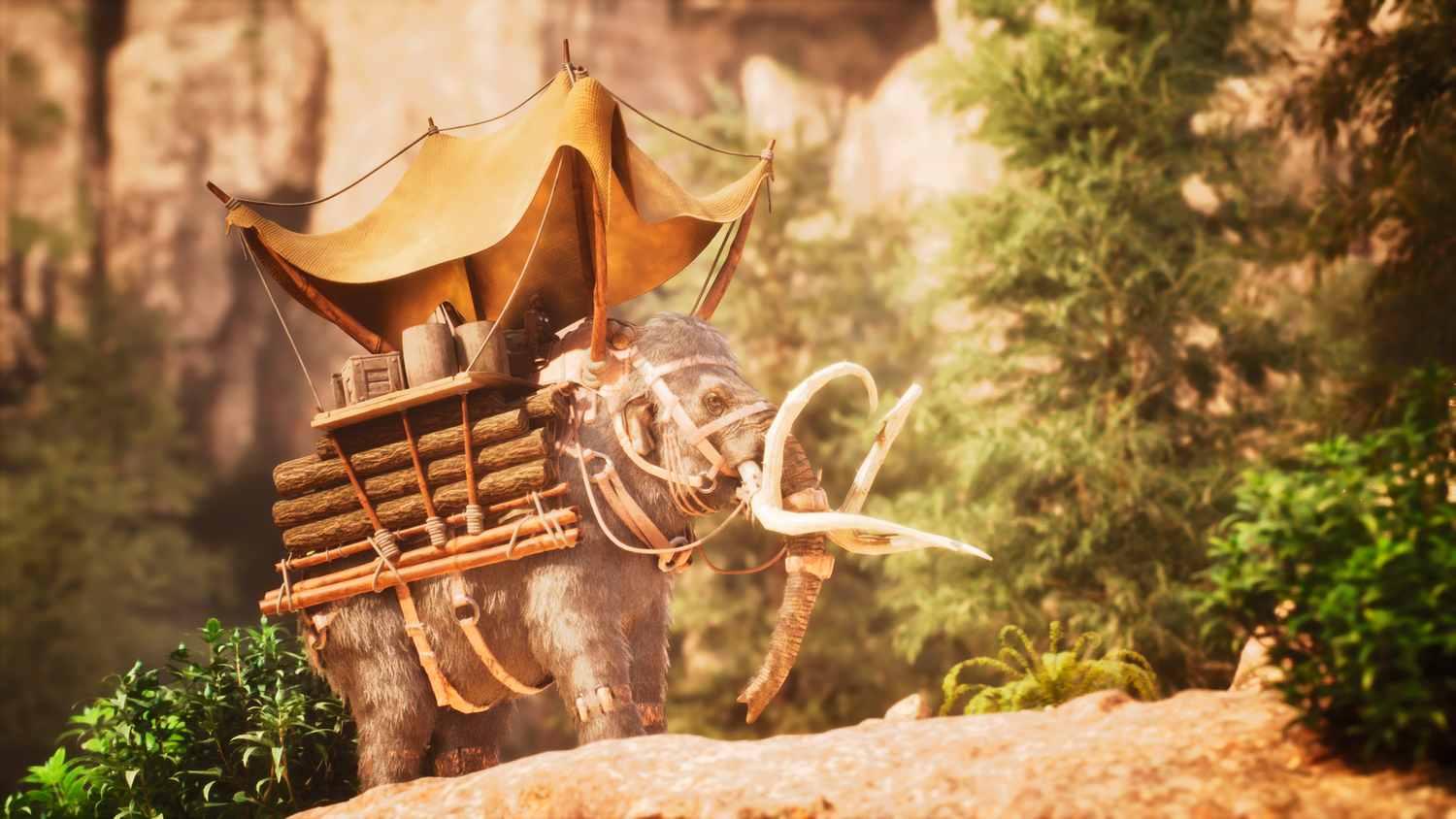 Tribal Mammoth Canopy Saddle
