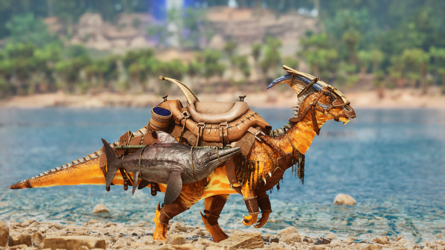 Tribal Parasaur Scout's Saddle