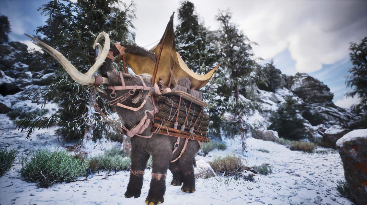 Tribal Mammoth Canopy Saddle