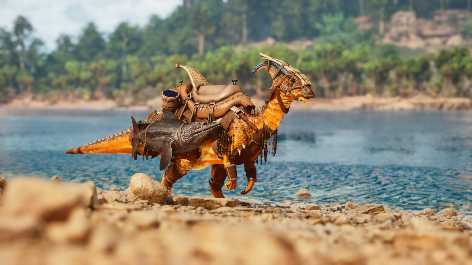 Tribal Parasaur Scout's Saddle