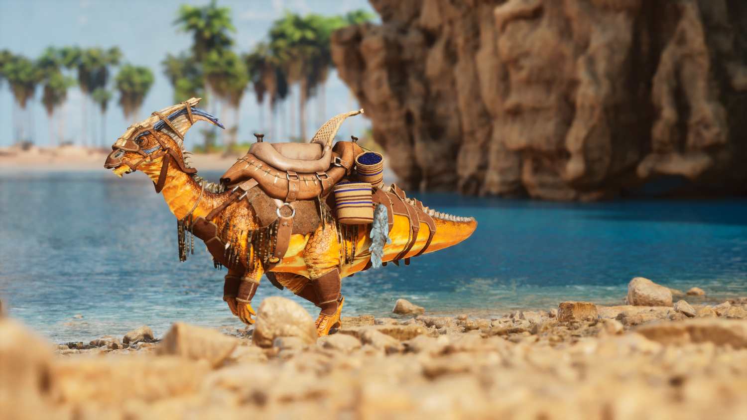 Tribal Parasaur Scout's Saddle