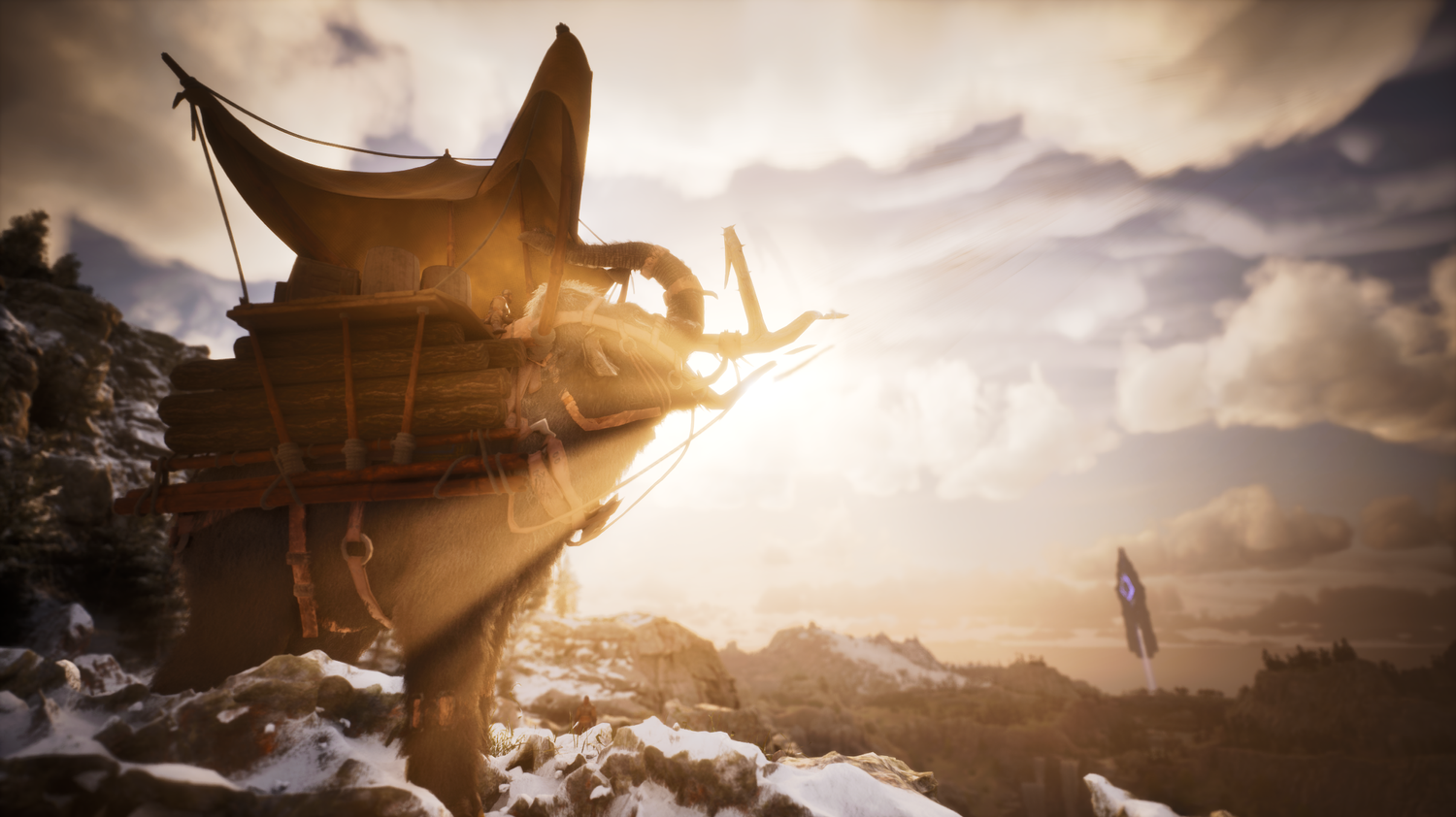 Tribal Mammoth Canopy Saddle