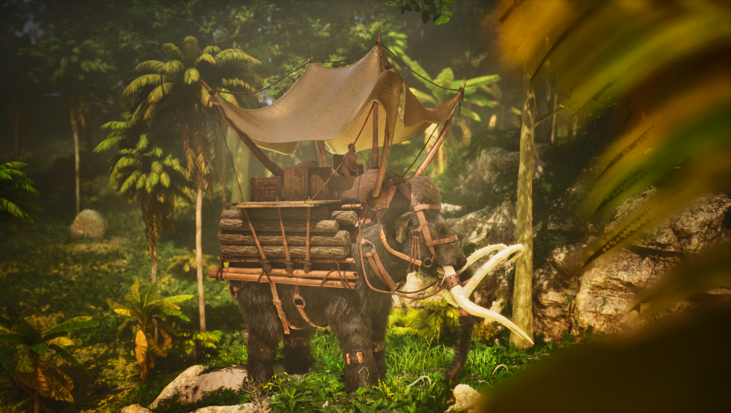 Tribal Mammoth Canopy Saddle
